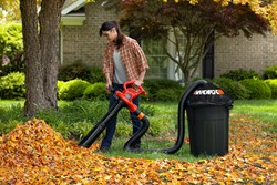 WORX LeafPro High Capacity Universal Collection System Saves Time